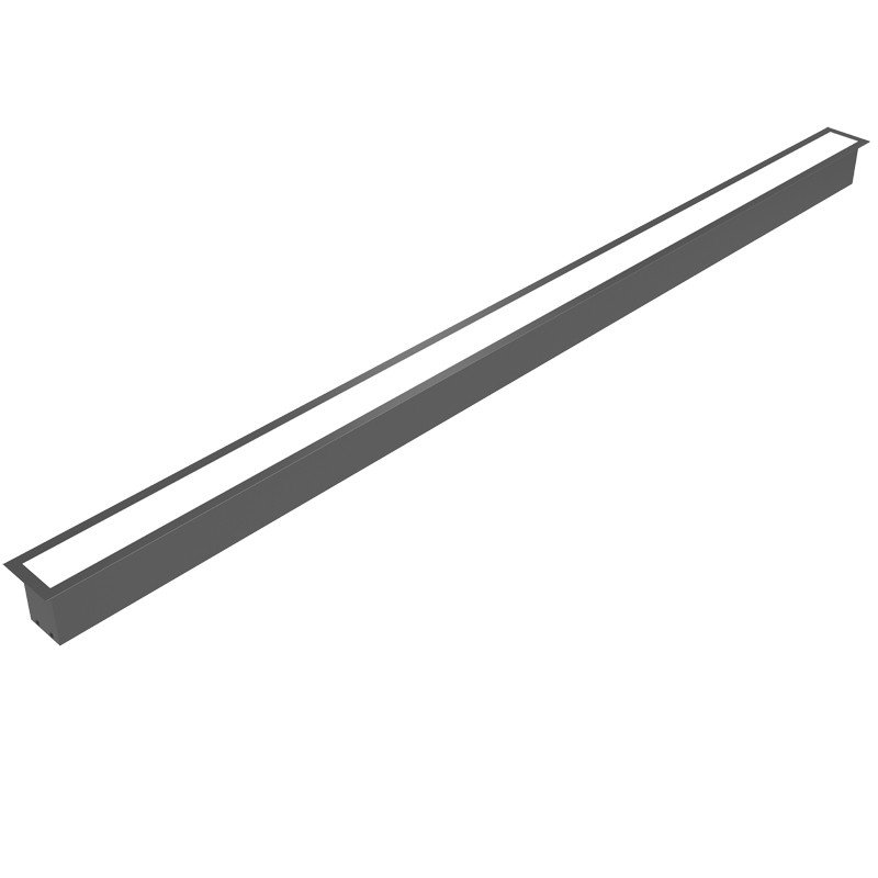 Corp de iluminat liniar cu LED-uri încastrat